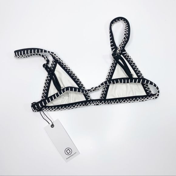 ELLEJAY Mara Bikini Top Triangle Tropical Fruit XS - Picture 2 of 7